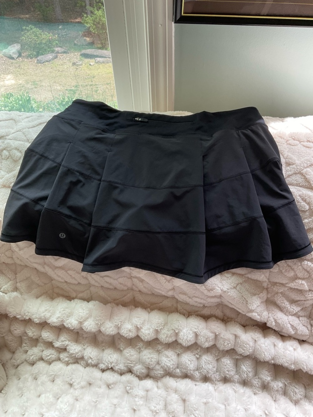 lululemon athletica Black Athletic Skort with Inner Short size 12
